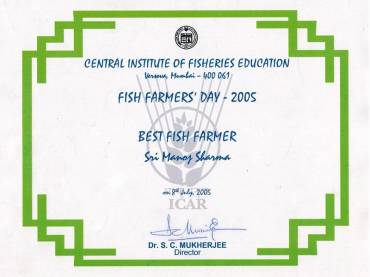 Best Farmer-CIFE-Cert2005